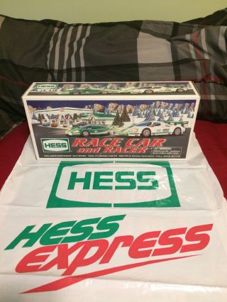 2009 Hess Race Car And Racer Collectible - Box -