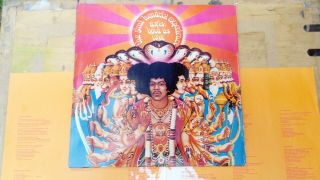 Jimi Hendrix - Axis Bold As Love Lp 1st Uk Mono Press 1967 With Insert A1b1