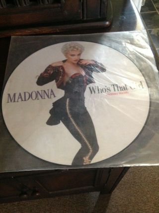 Madonna 12 " Vinyl Picture Disc Record Who 