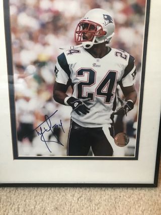 Ty Law England Patriots Signed 8x10 Photo