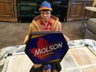 MOLSON Golden Beer Tap handle Canadian beer McKenzie Brothers N.  America’s Beer 8
