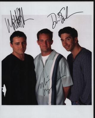Friends Cast Hand Signed Autographed 8x10 " Photo W/coa - Signed By 3