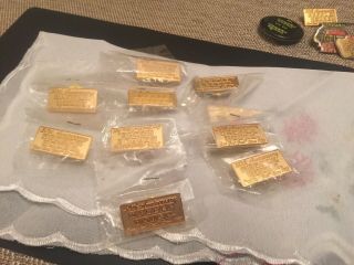 Waffle House 50Th Anniversary Collector Pins,  Nine Pins Never Opened 3