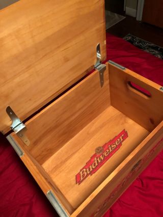 Budweiser Wooden Crate Collectible (ONE OF A KIND) 3