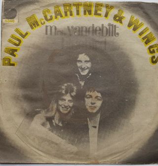 7/45 Paul Mccartney & Wings : Mrs Vandebilt (turkey)