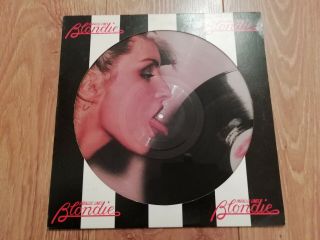 Blondie Parallel Lines Rare 12 " Vinyl Lp Picture Disc 1978 Very Good