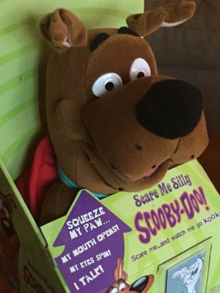 Scooby Doo Plush In Sleeping Bag Scare Me Silly: Talks,  Moves,  Eyes Spin Retired