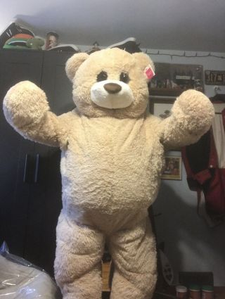 Rare Walmart Bear Mascot Plushsuit Costume