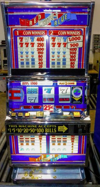 Igt S,  Reel Slot Machine: Red White & Blue