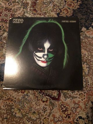 Kiss Peter Criss Vinyl Record Lp 12 " Album Hard Rock 1978 With Inserts & Poster