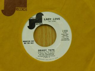 Grady Tate 45 Lady Love Bw Morning In Your Eyes On Janus