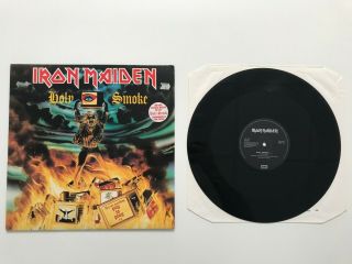 Iron Maiden - Holy Smoke 12” Uk Emp 153 With Poster