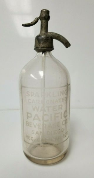 Seltzer Bottle San Diego California Pacific Beverage Co 2