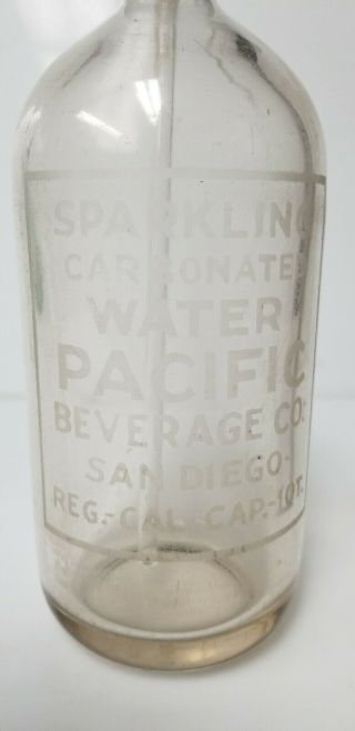 Seltzer Bottle San Diego California Pacific Beverage Co 5