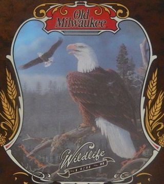 The EAGLE - OLD MILWAUKEE Beer Mirror sign 2