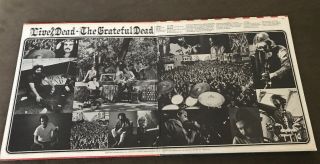THE GRATEFUL DEAD LIVE DEAD RARE ORIG EX 1968 WARNER GREEN LABEL 3