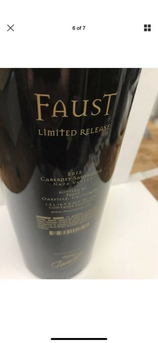 Faust Display Bottle.  Twist Amaze Espo Cost Revs NYC Graffiti Ghost Ris 6
