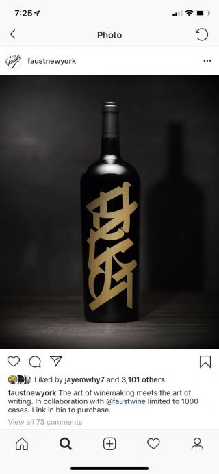 Faust Display Bottle.  Twist Amaze Espo Cost Revs NYC Graffiti Ghost Ris 8