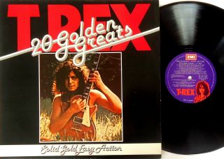 T.  Rex - Solid Gold - Easy Action,  20 Golden Greats Lp - 1982 Emi Australia - Play 1014