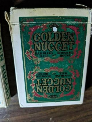 Vintage Golden Nugget Playing Cards 3 Packs of Cards 3