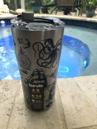 Tervis Stainless Steel Tumbler,  Old Time Nautical 20oz 8 Hours Hot 24 Hours Cold