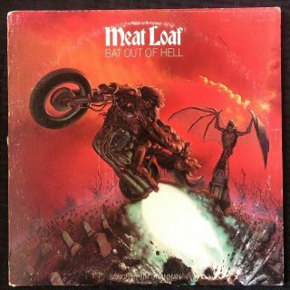 Meat Loaf Bat Out Of Hell Album Lp 1977 Epic White Label Demo 34974 - Nm - Vinyl