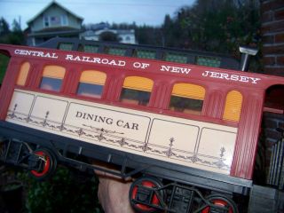 VINTAGEJIM BEAM DECANTER TRAIN DINING CAR CENTRAL R.  R.  OF NJ SORRY 