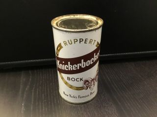 Knickerbocker Bock Beer (126 - 32) Empty Flat Top Beer Can By J.  Ruppert,  York