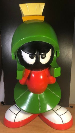 Marvin Martian Statue Looney Tunes Warner Brothers 20 " Large Bros Great Shape