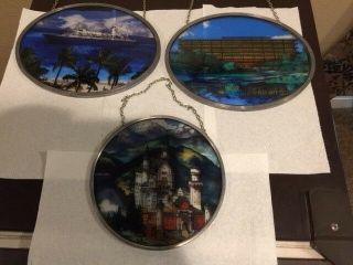 John Deere Stained Glass Plaques.  Lead Frames