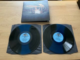 Jurassic World Soundtrack By M.  Giacchino 2x Lp Mondo Tees Blue Vinyl