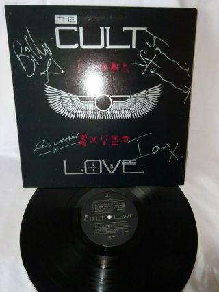 The Cult - Love Lp 1975 Uk Pressing Signed