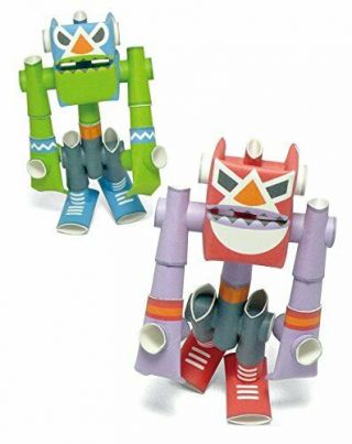 Pipe Lloyd (piperoid) Spell Red & El Blue 2 - In - 1 Paper Work Robot Kit