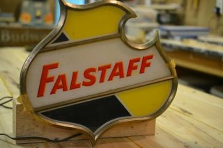 Vintage Falstaff Beer Light Up Sign