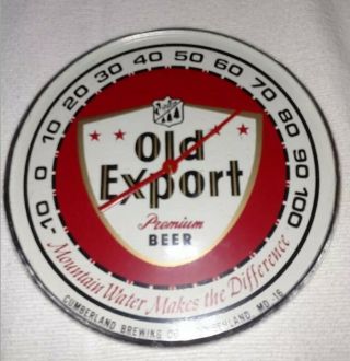 Nos Old Export Beer Thermometer