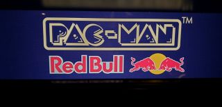 pacman redbull arcade pixelbash machine with mini fridge LIMITED EDITION 2