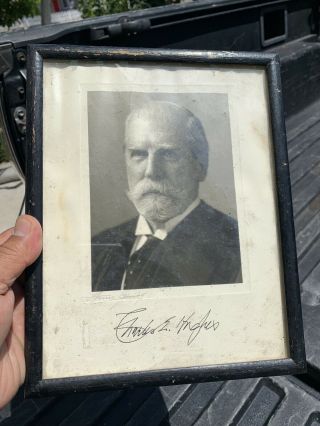 Charles Evans Hughes Signed Photograph