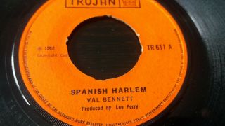 VAL BENNETT - Spanish Harlem ROY SHIRLEY - If I Did Know - Trojan TR611 - VG,  /VG 2