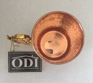ODI COPPER BRASS KNUCKLE EDITION MOSCOW MULE 20 OZ SET OF 4 MUGS - 3