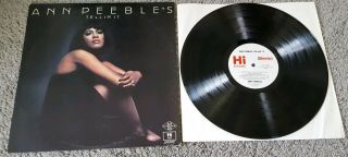 Ann Peebles - Tellin It Promo Vinyl Lp 1974 - 75 (record:ex Cover:vg, )