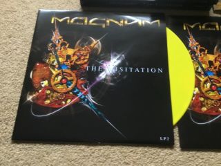 Magnum “The Visitation” 2011 Germany Yellow vinyl 2Lp,  Cd/dvd,  booklet Boxset 2