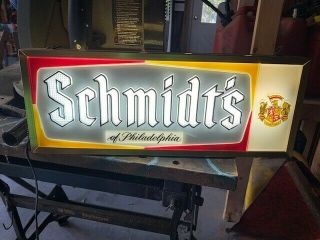 Schmidts Beer Philadelphia,  Lighted Sign