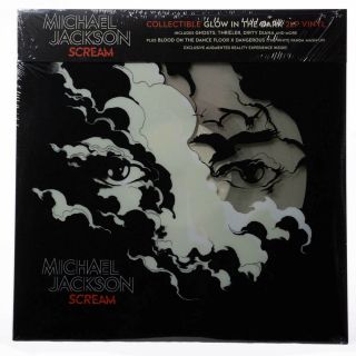 Mc Grammy® Winner Michael Jackson Scream Collectible Glow In The Dark 2lp Vinyl