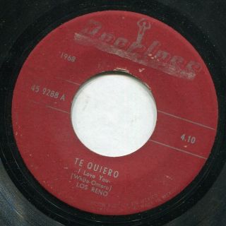 Garage Latino Los Reno I Love You The Zombies Cover 1968 Listen People Mexico