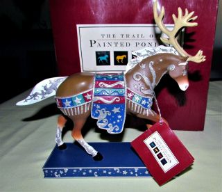 Trail Of Painted Ponies 1st Ed 1e Reindeer Roundup Christmas Horse 2005 Westland
