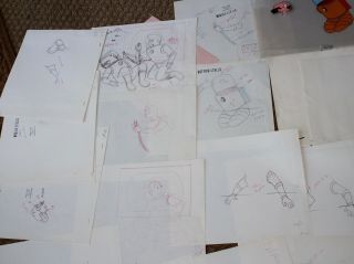 Herge ' s The Adventures of Tintin Animated Model sheets Storyboard Sketch Art 881 7