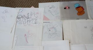 Herge ' s The Adventures of Tintin Animated Model sheets Storyboard Sketch Art 881 8