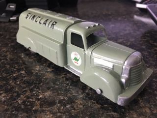Tootsietoy 1954 Mack Sinclair Dino Gas Tanker Fuel Truck 6 " Diecast Metal Toy