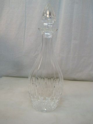 Lead Crystal Glass Liquor Decanter With Glass Stopper B0789