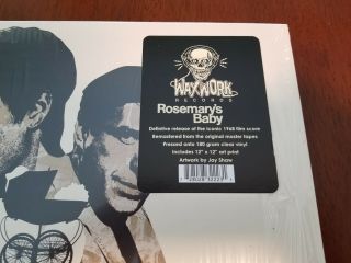 Rosemary ' s Baby Waxwork Soundtrack LP First Pressing Clear Vinyl Horror Film 6